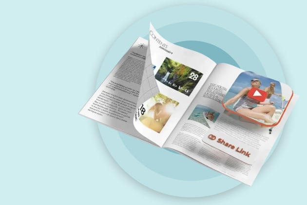 Interactive flipbook
