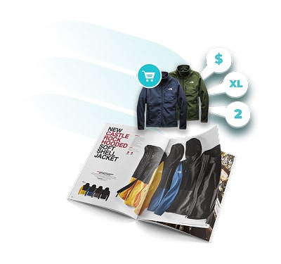 Catalogue with the Shopping Cart feature