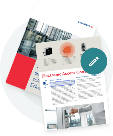 Professional brochure with edit icons — showing how Paperturn helps firms deliver branded, compliant client experince.