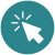 A mouse click icon
