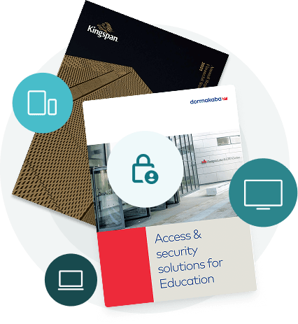 Professional brochures with lock and device icons — showing how Paperturn helps healthcare teams securely share sensitive materials. Professional brochures with lock and device icons — showing how Paperturn helps healthcare teams securely share sensitive materials.