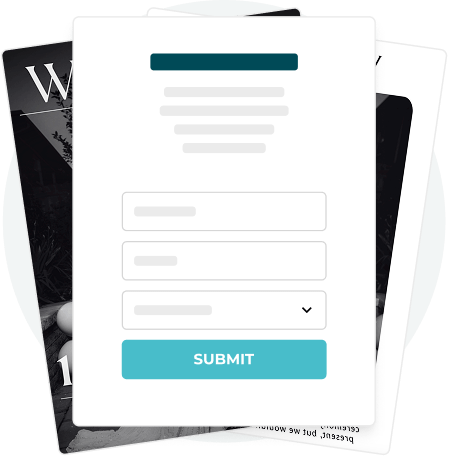 Interactive form overlay with submit button on a digital flipbook, showcasing Paperturn’s interactiv Interactive form overlay with submit button on a digital flipbook, showcasing Paperturn’s interactiv