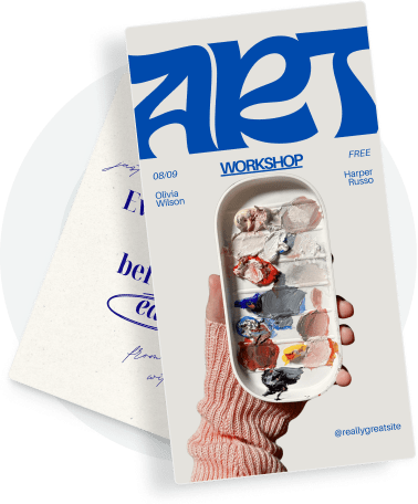 Design a modern digital leaflet that stands out.