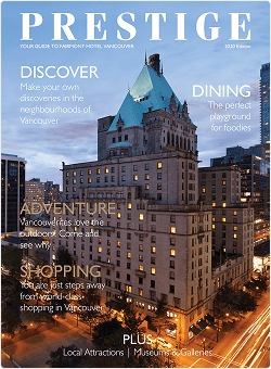Prestige Vancouver hotel
  magazine flipbook cover