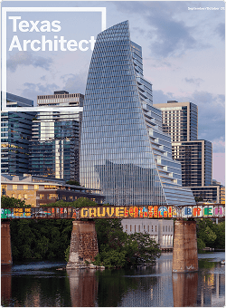 Texas Architects trade
   journal flipbook cover
